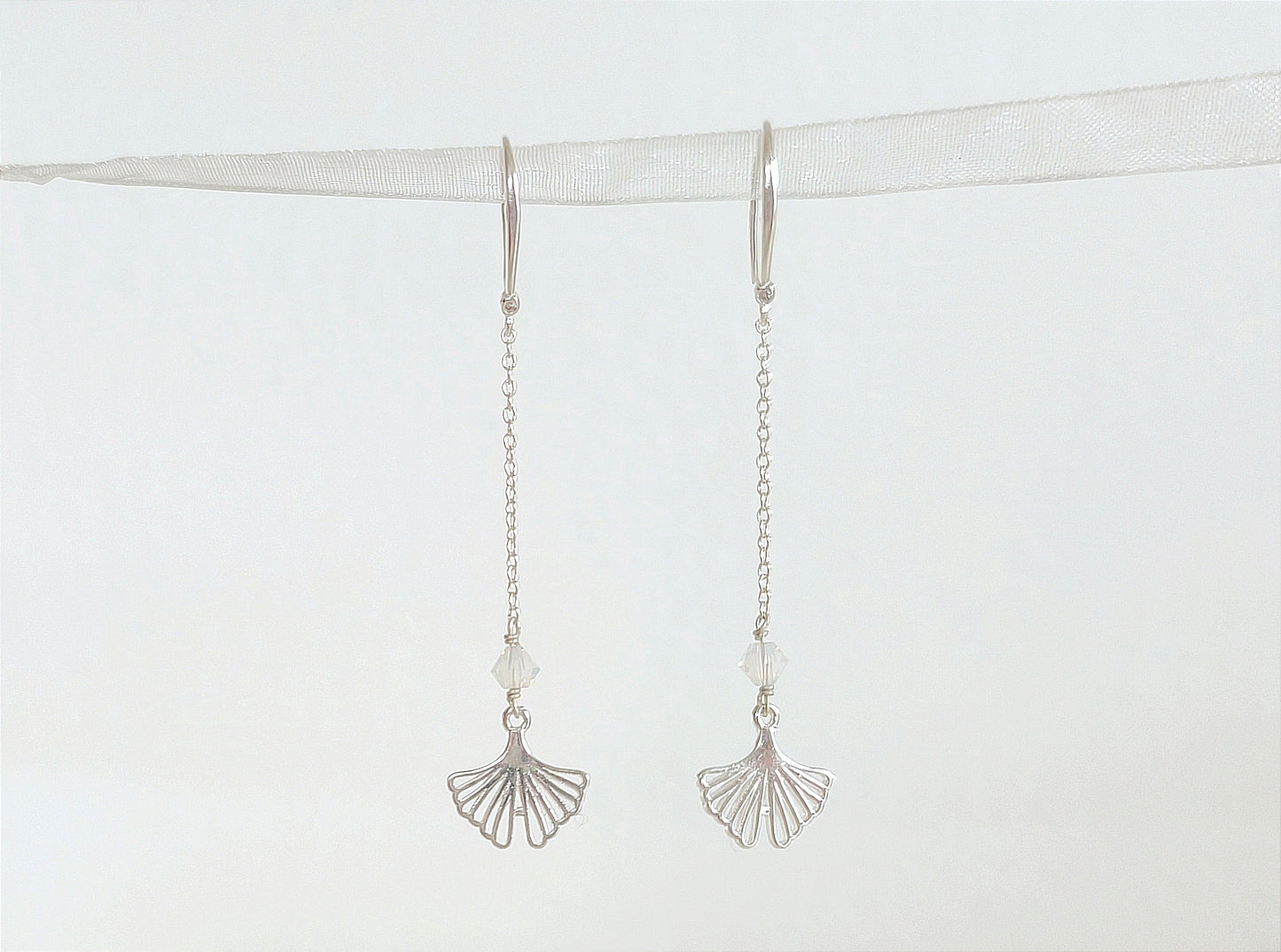 Ginkgo mit Opal-Swarovskis