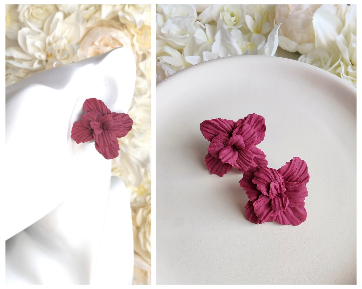 Blumen-Ohrstecker "Liv"